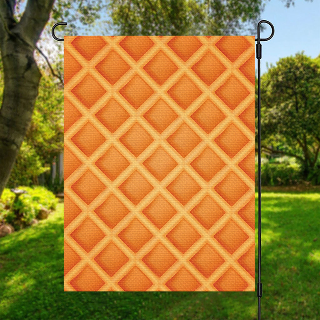 Waffle Print Garden Flag