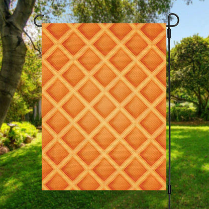 Waffle Print Garden Flag