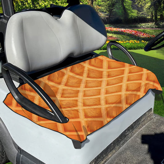 Waffle Print Golf Cart Seat Cover