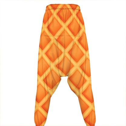 Waffle Print Hammer Pants