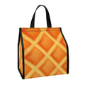 Waffle Print Insulated Lunch Tote