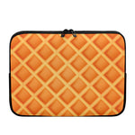 Waffle Print Laptop Sleeve