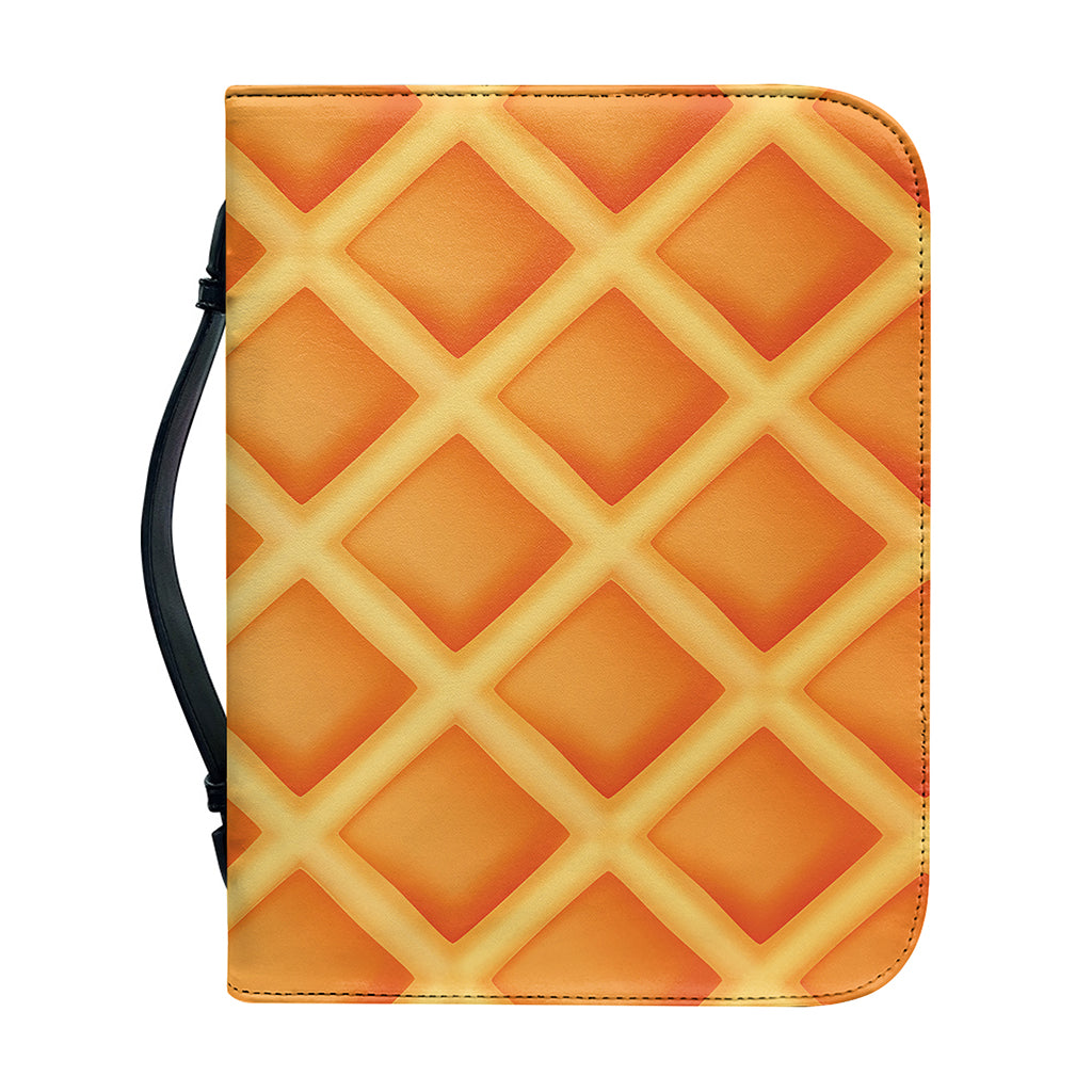 Waffle Print Leather Bible Cover