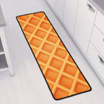 Waffle Print Long Kitchen Mat