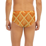 Waffle Print Men's Briefs