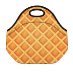 Waffle Print Neoprene Lunch Bag