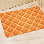 Waffle Print Polyester Doormat