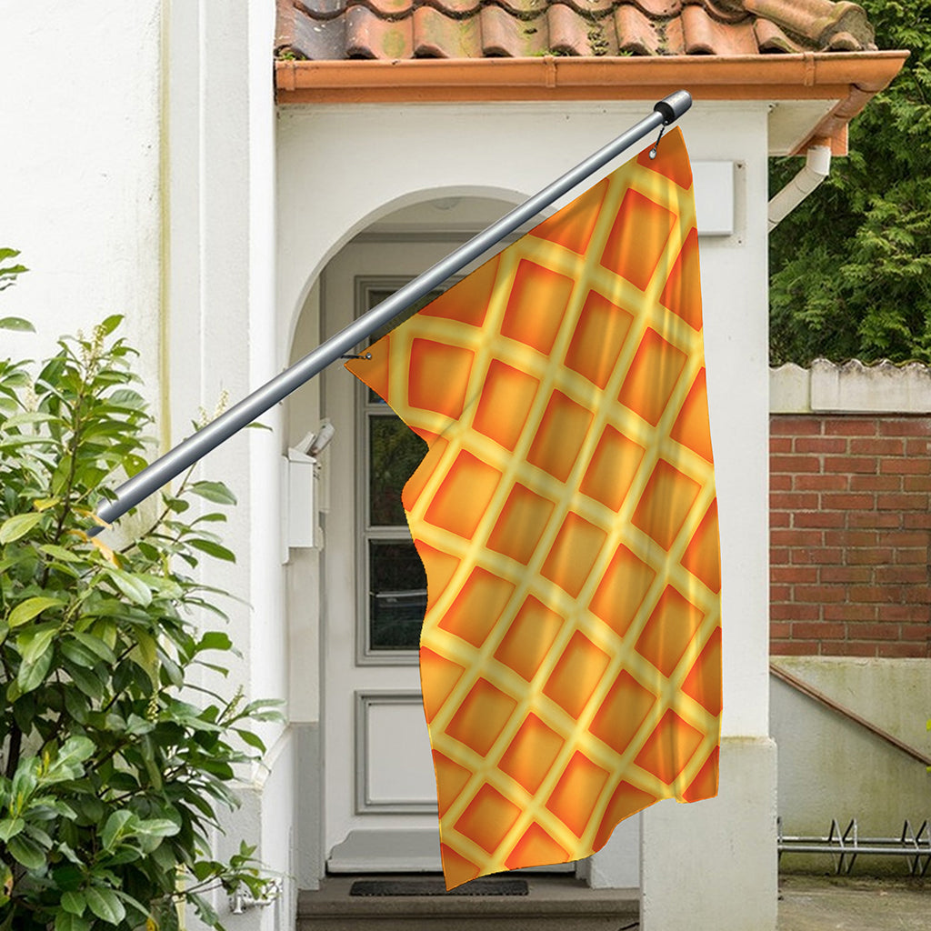 Waffle Print Polyester Flag