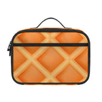 Waffle Print Portable Lunch Bag