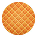 Waffle Print Round Blanket