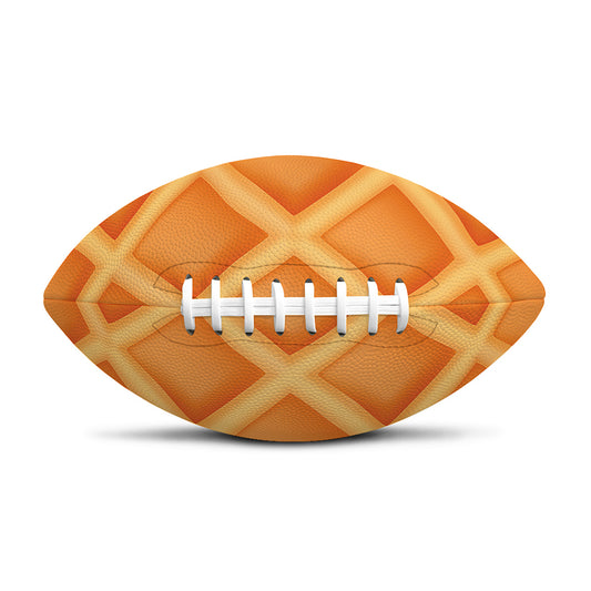 Waffle Print Rugby Ball