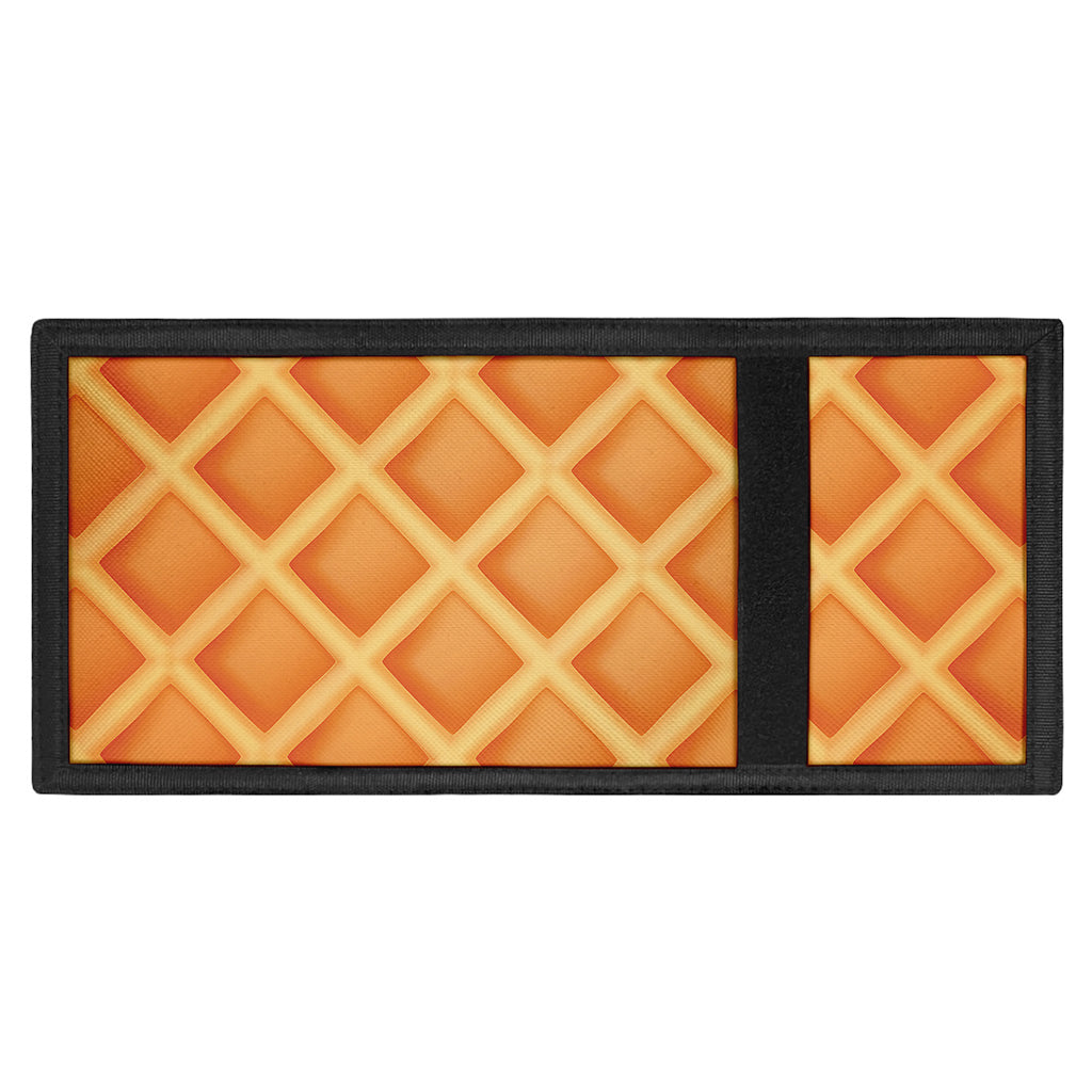 Waffle Print Trifold Wallet