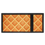 Waffle Print Trifold Wallet