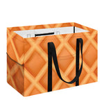Waffle Print Utility Tote Bag