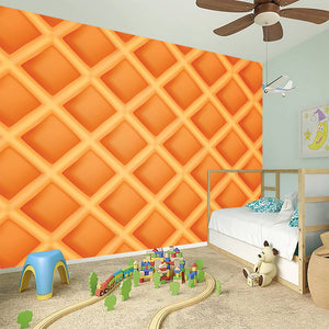 Waffle Print Wall Sticker