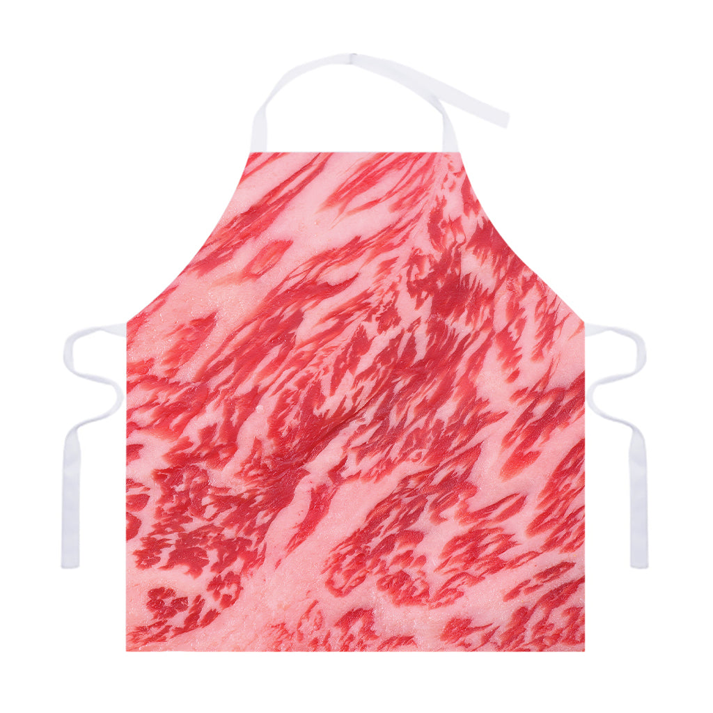 Wagyu Beef Meat Print Adjustable Apron