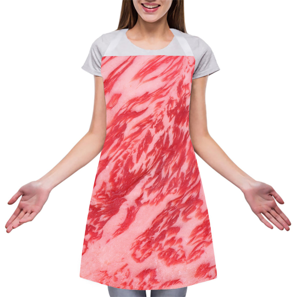 Wagyu Beef Meat Print Adjustable Apron