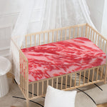 Wagyu Beef Meat Print Baby Crib Sheet
