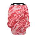 Wagyu Beef Meat Print Baby Seat Cover