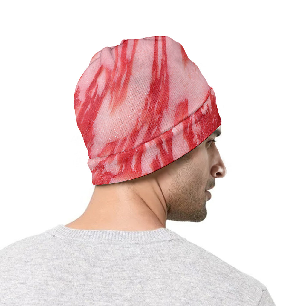 Wagyu Beef Meat Print Beanie