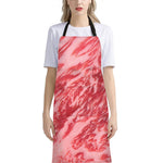 Wagyu Beef Meat Print Bib Apron With Pocket