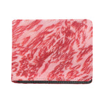 Wagyu Beef Meat Print Bifold Wallet