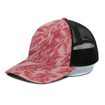 Wagyu Beef Meat Print Black Mesh Trucker Cap