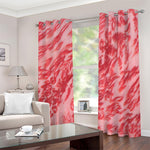 Wagyu Beef Meat Print Blackout Grommet Curtains