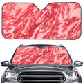 Wagyu Beef Meat Print Car Windshield Sun Shade