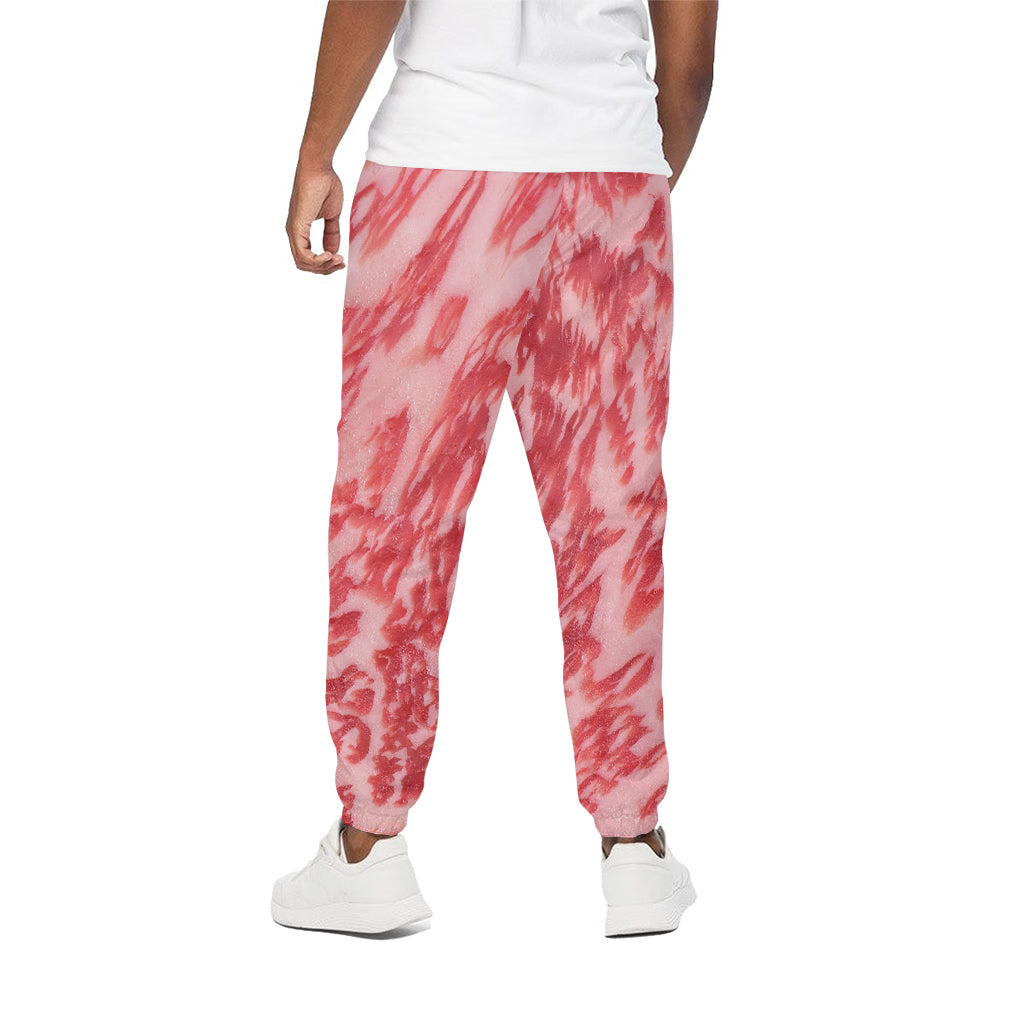 Wagyu Beef Meat Print Cotton Pants