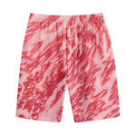 Wagyu Beef Meat Print Cotton Shorts