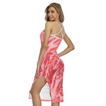 Wagyu Beef Meat Print Cross Back Cami Dress