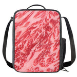 Wagyu Beef Meat Print Crossbody Lunch Bag