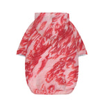 Wagyu Beef Meat Print Dog Zip Up Hoodie