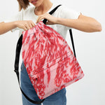 Wagyu Beef Meat Print Drawstring Backpack