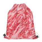 Wagyu Beef Meat Print Drawstring Bag