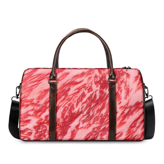 Wagyu Beef Meat Print Duffle Bag