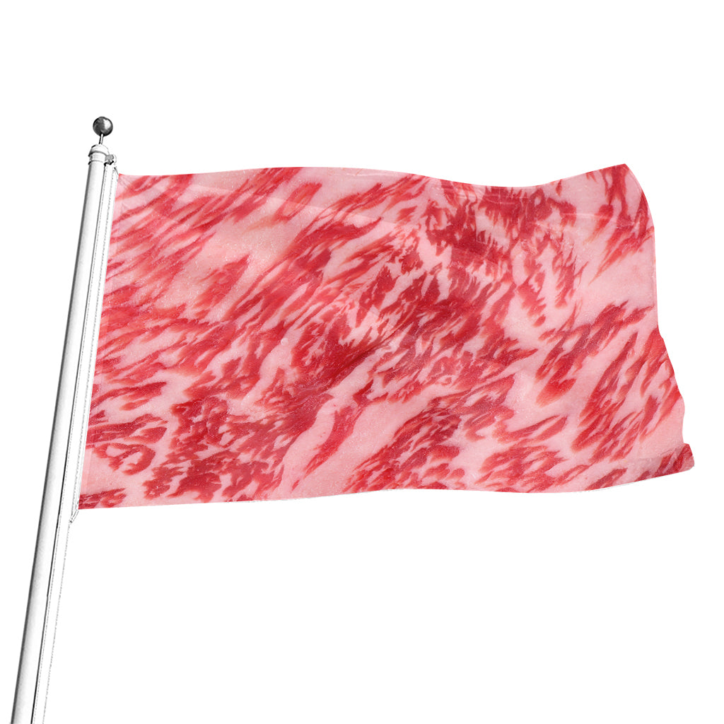 Wagyu Beef Meat Print Flag
