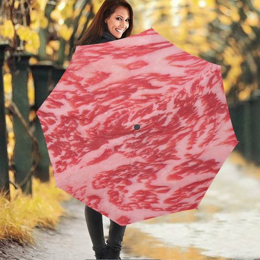 Wagyu Beef Meat Print Foldable Umbrella