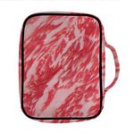 Wagyu Beef Meat Print Front Pocket Bible Bag