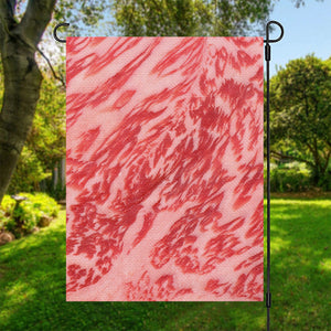 Wagyu Beef Meat Print Garden Flag