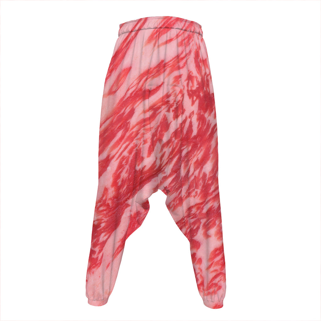 Wagyu Beef Meat Print Hammer Pants