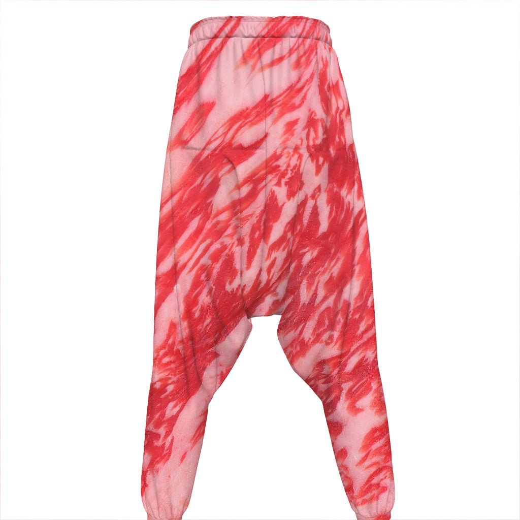 Wagyu Beef Meat Print Hammer Pants