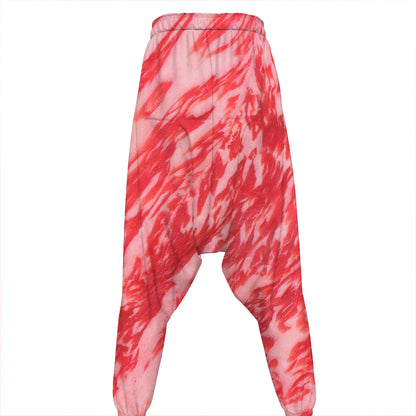 Wagyu Beef Meat Print Hammer Pants