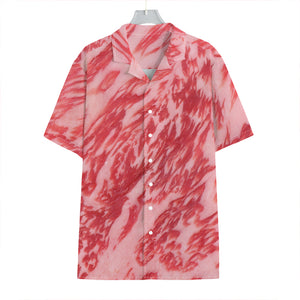 Wagyu Beef Meat Print Hawaiian Shirt