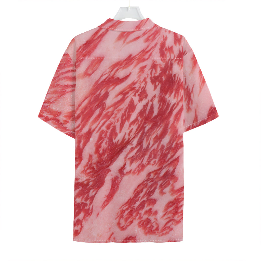 Wagyu Beef Meat Print Hawaiian Shirt