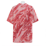 Wagyu Beef Meat Print Hawaiian Shirt