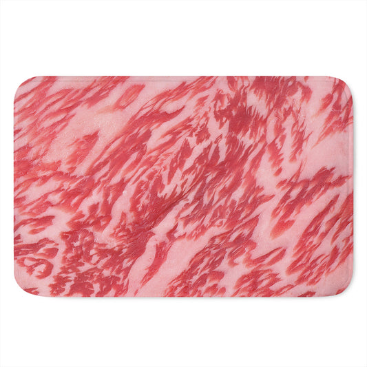 Wagyu Beef Meat Print Indoor Door Mat
