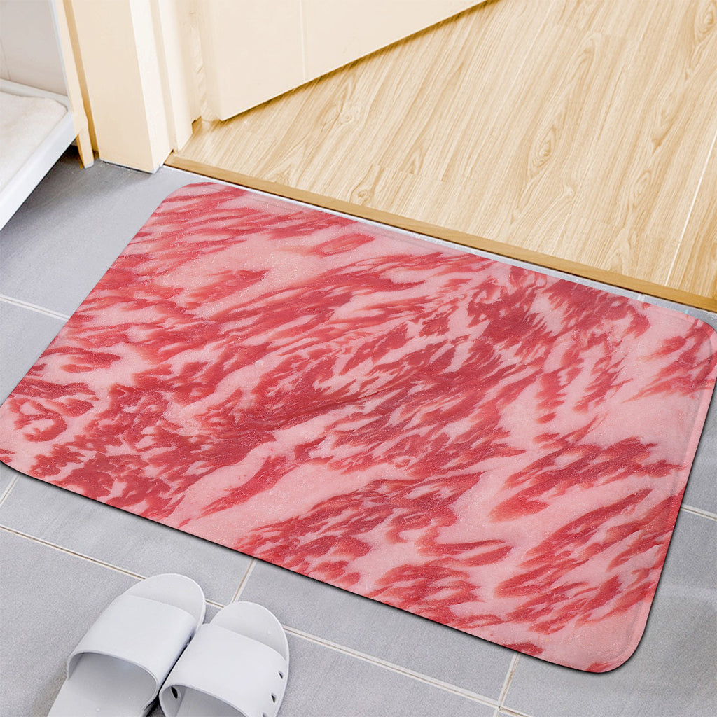 Wagyu Beef Meat Print Indoor Door Mat