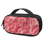 Wagyu Beef Meat Print Insulin Cooler Travel Case